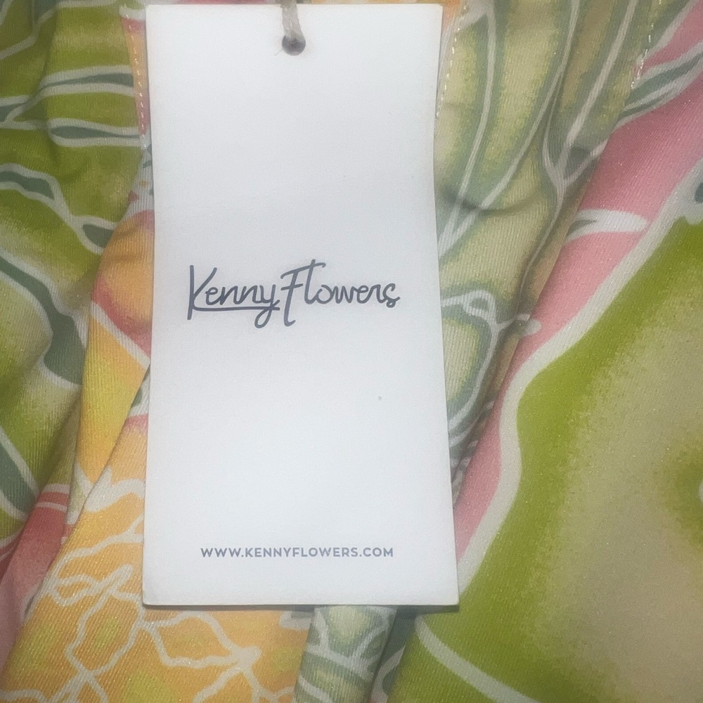 Kenny Flowers Pink Green The Bahamas Country Club Skort NWT Sz XL - Picture 6 of 10